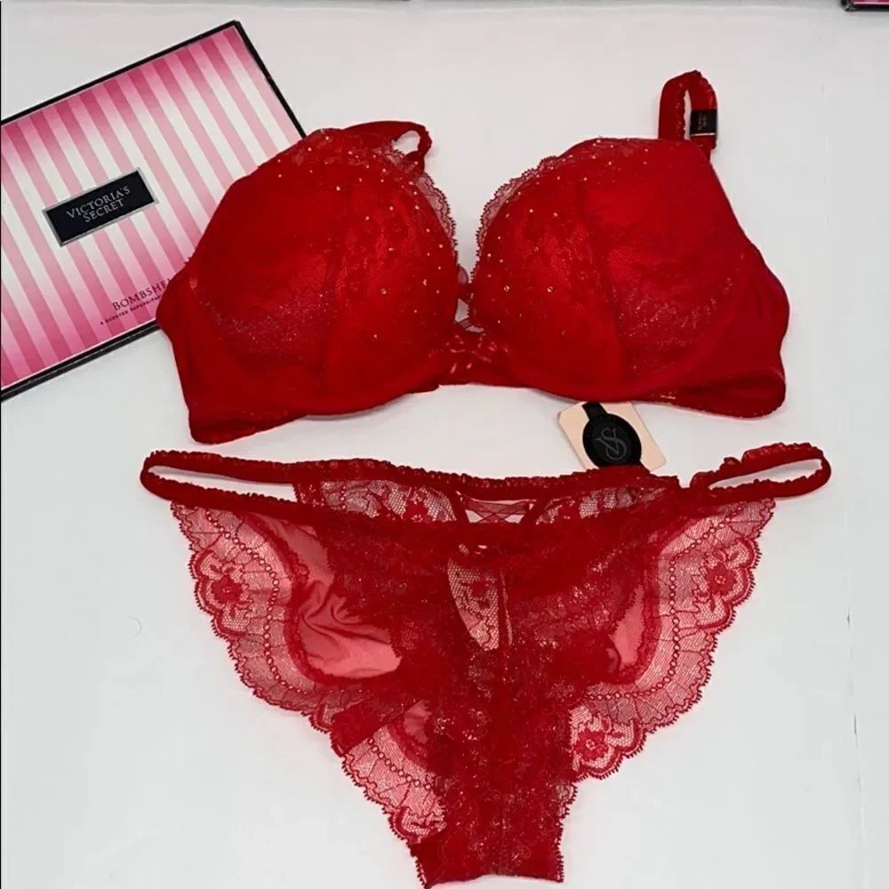 ✨VICTORIA SECRET Designer Collection Set 36D // Large panty NWT